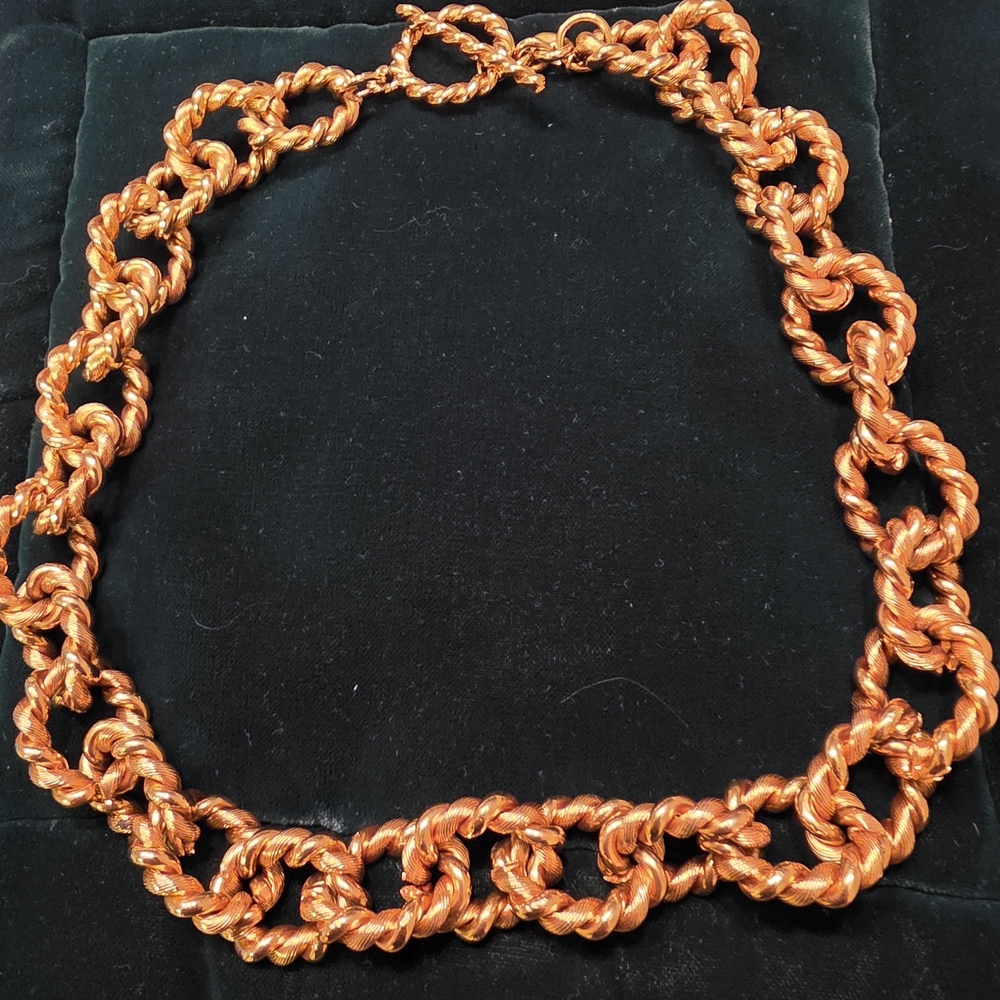 Carolee Twisted Gold-Tone Necklace - Picture 1 of 5